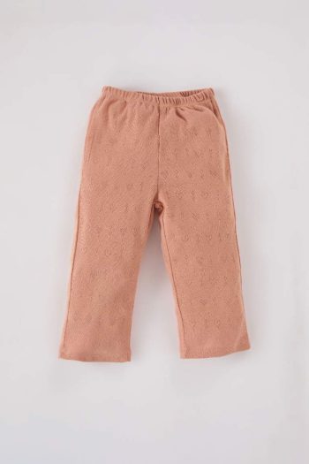 Girls' Baby Pajama Set Long Sleeve Ribbed Top Long Pants