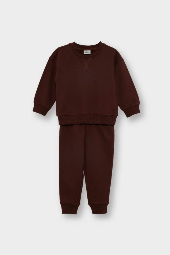 Boys' 2-Piece Basic Sweatshirt and Sweatpants Set