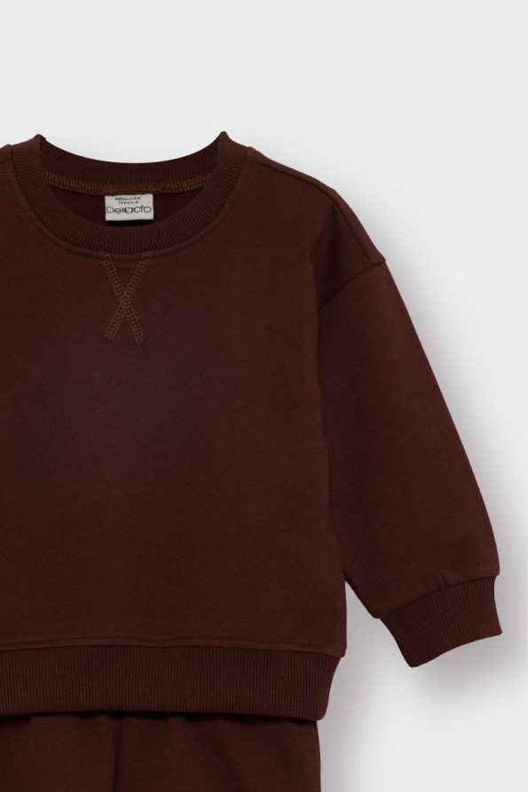 Boys' 2-Piece Basic Sweatshirt and Sweatpants Set