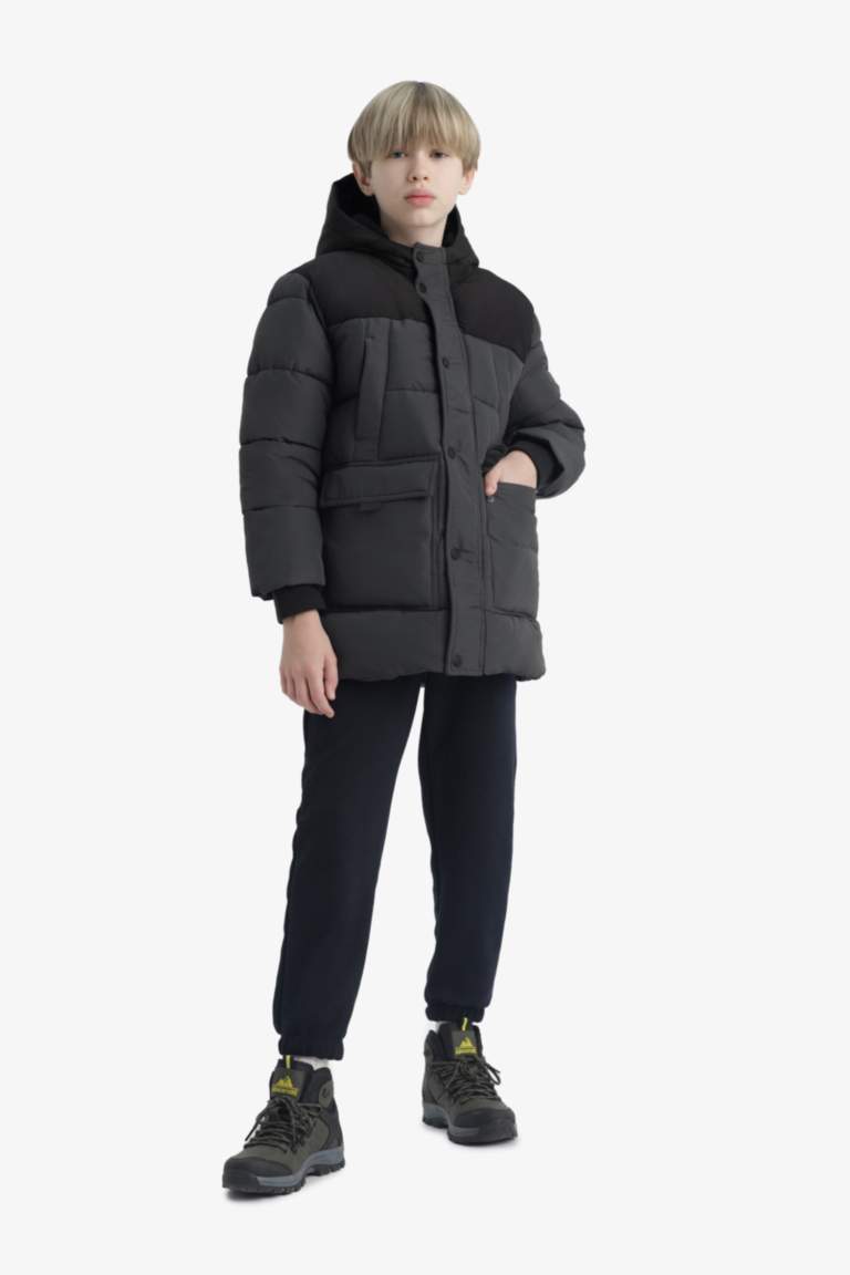 E9373A8_25WN_AR15_01_01.jpg Boys' Waterproof Hooded Fleece-Lined Parka