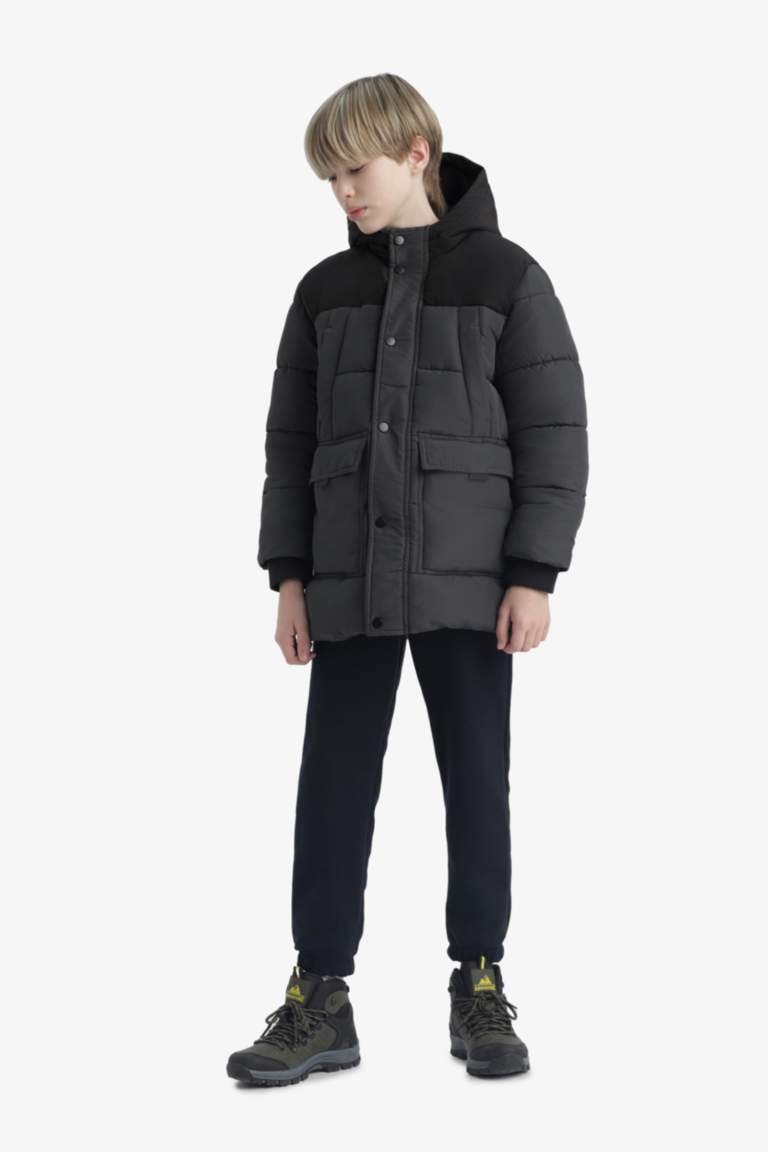 E9373A8_25WN_AR15_02_01.jpg Boys' Waterproof Hooded Fleece-Lined Parka