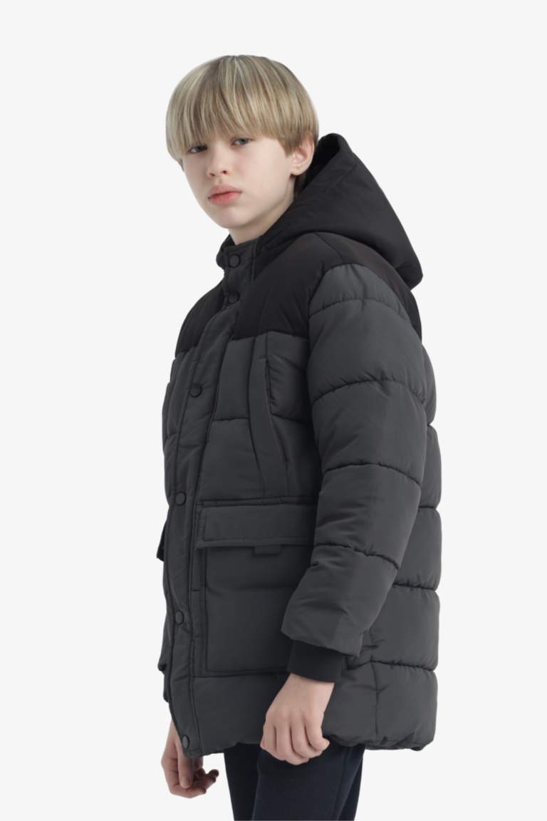 E9373A8_25WN_AR15_05_01.jpg Boys' Waterproof Hooded Fleece-Lined Parka