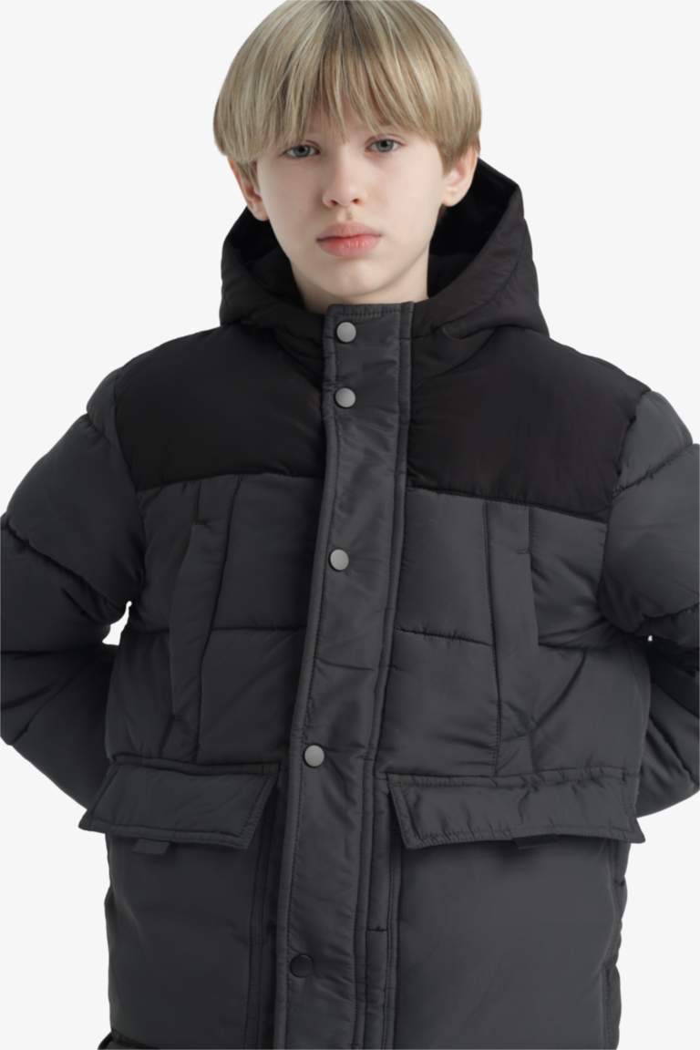 E9373A8_25WN_AR15_06_01.jpg Boys' Waterproof Hooded Fleece-Lined Parka