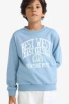Boys' Printed Crew Neck Sweatshirt