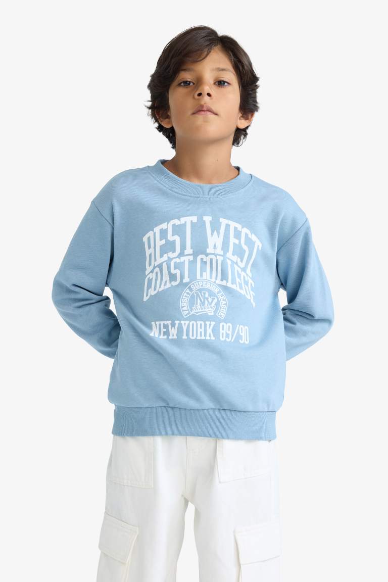 F2843A8_25AU_BE770_03_02.jpg Boys' Printed Crew Neck Sweatshirt