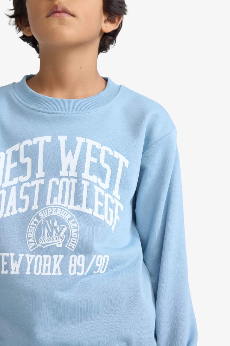 F2843A8_25AU_BE770_05_01.jpg Boys' Printed Crew Neck Sweatshirt