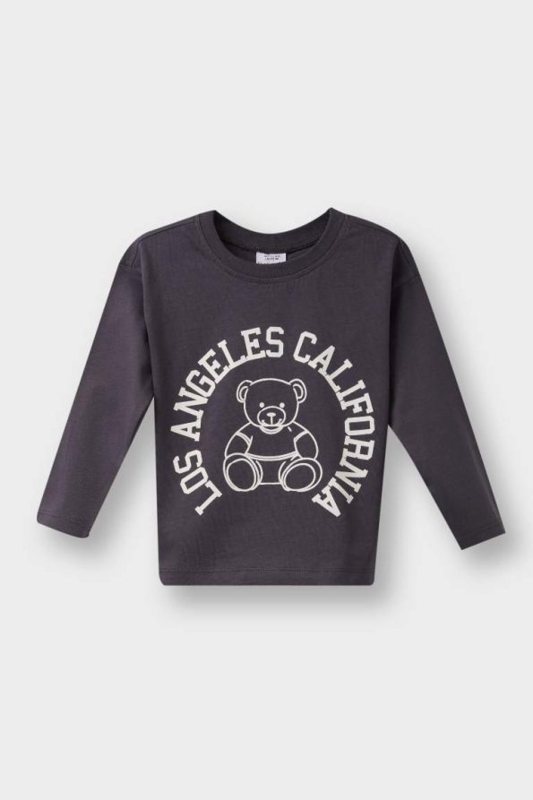 Boys' Printed Crew Neck Long Sleeve T-Shirt Set