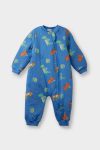 Boys' 1.6 Tog Dinosaur Print Zippered Long Sleeve Cotton Bodysuit