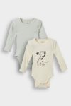 Baby Boy Newborn Ribbed Long Sleeve Bodysuit Set