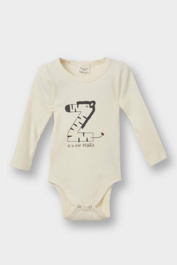 Baby Boy Newborn Ribbed Long Sleeve Bodysuit Set