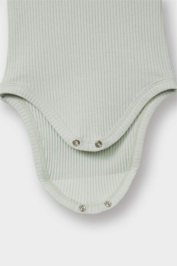 Baby Boy Newborn Ribbed Long Sleeve Bodysuit Set