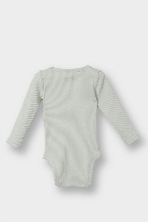 Baby Boy Newborn Ribbed Long Sleeve Bodysuit Set