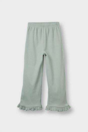 Girls' Baby 2-Piece Set with Large Collar Sweatshirt and Sweatpants