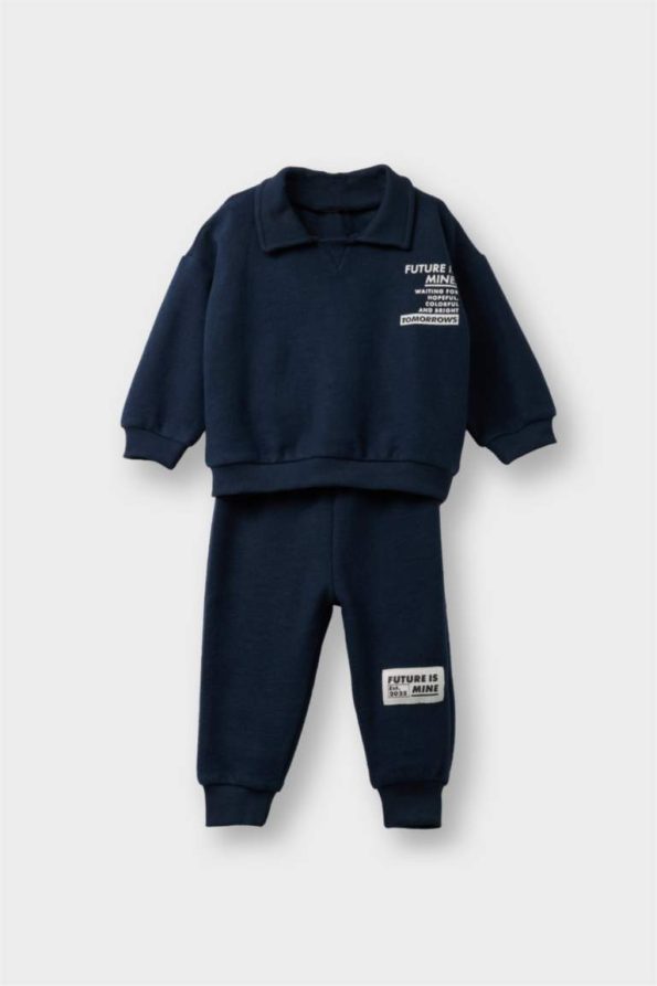 Boys' Two-Piece Printed Sweatshirt and Sweatpants Set