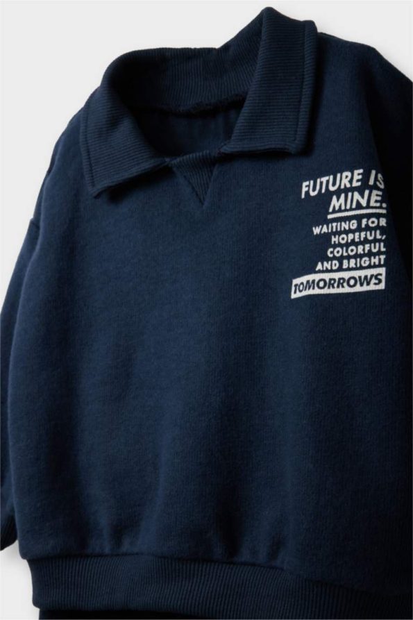 Boys' Two-Piece Printed Sweatshirt and Sweatpants Set