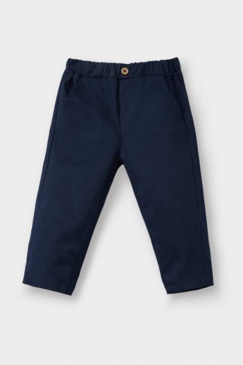 Boys' 2-Piece Set with Shirt Collar Sweatshirt and Pants