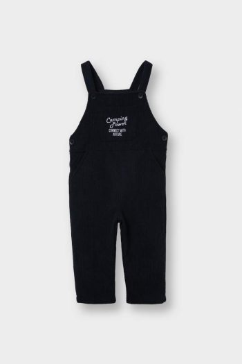 Boys' 2-Piece Set Basic Solid Sweatshirt and Corduroy Overalls