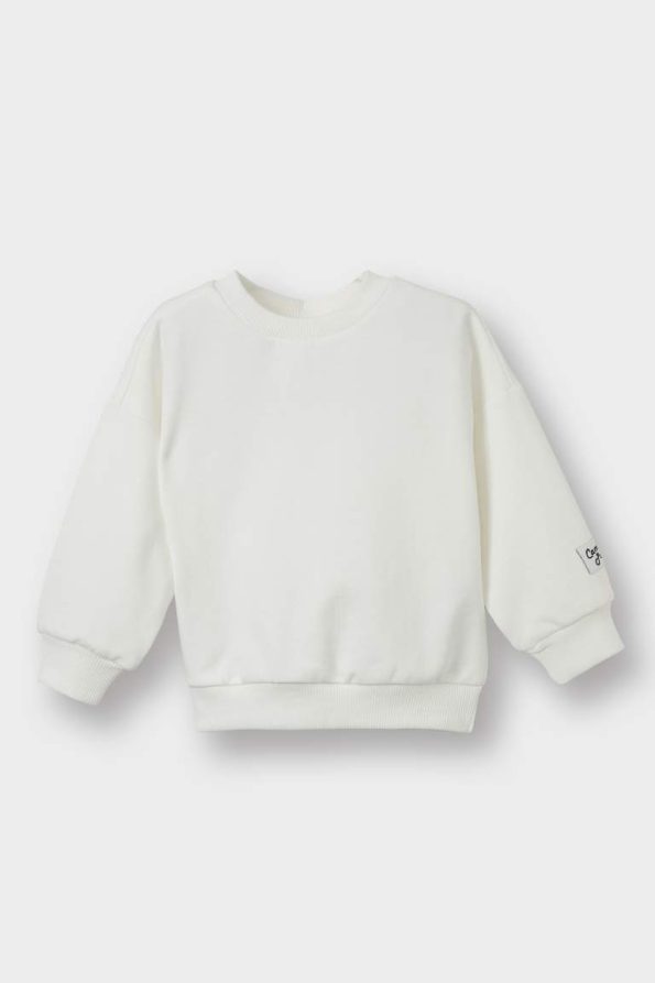 Boys' 2-Piece Set Basic Solid Sweatshirt and Corduroy Overalls