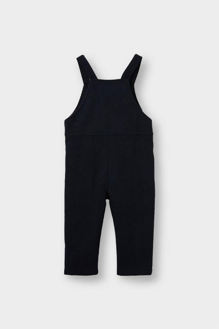 G0084A5_25WN_NV241_06_01.jpg Boys' 2-Piece Set Basic Solid Sweatshirt and Corduroy Overalls