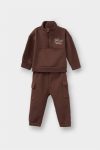 Boys' 2-Piece Printed Half-Zip Sweatshirt and Jogger Set
