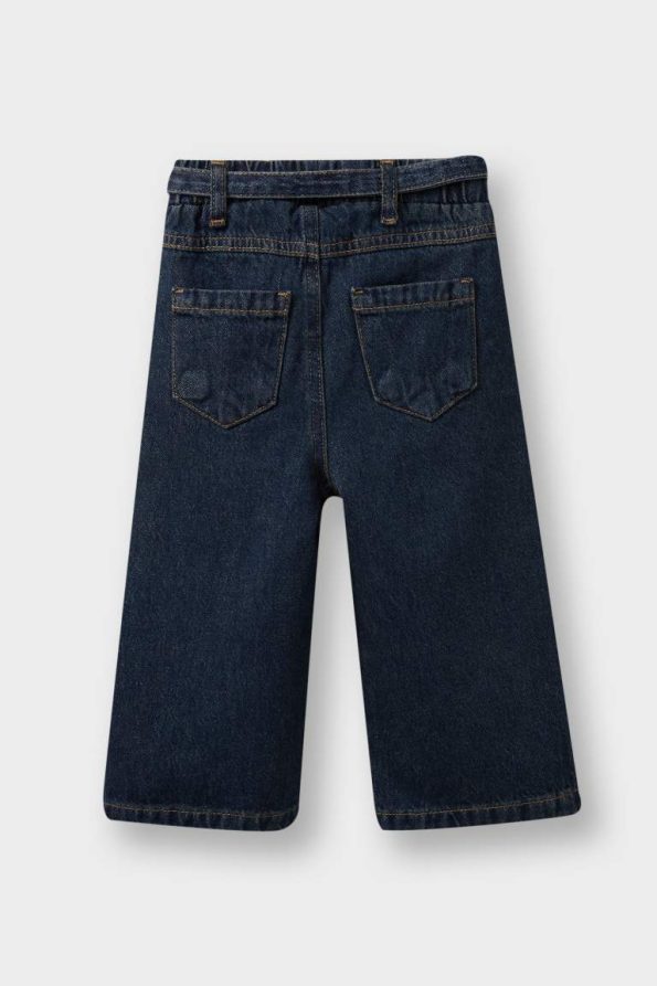 Girls' Wide Leg Jean Pants