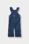 Embroidered Denim Overall for Baby Girls