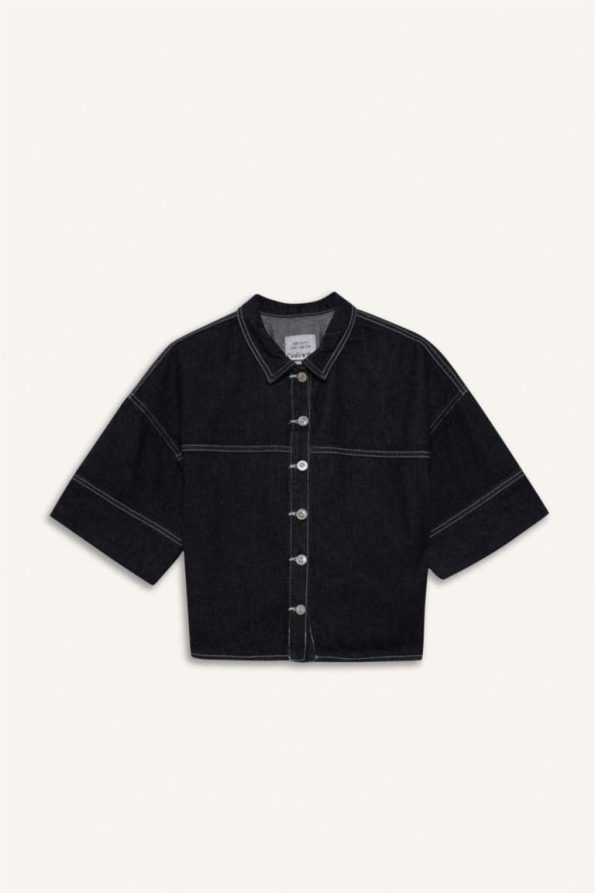Girls' Button-Up Denim Jacket