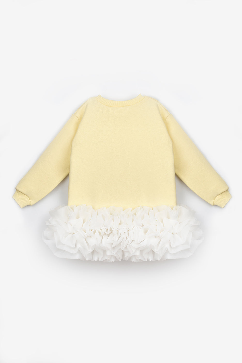 ULMB25AWGDRE021_1033_6.jpg Yellow Ruffled Hem Dress for Girls - Alix