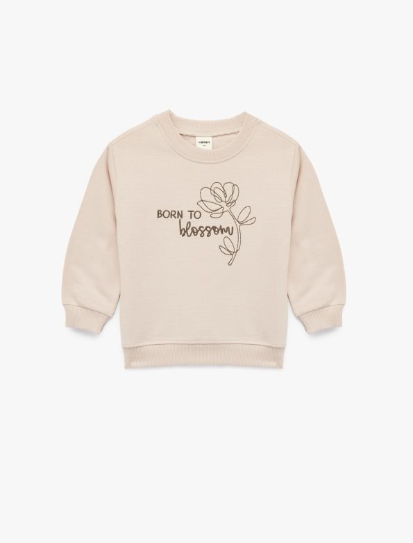 Baby Girl Cotton Sweatshirt