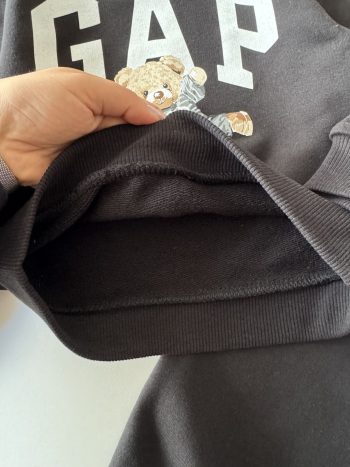 Logo Bear Printed Tracksuit - Black