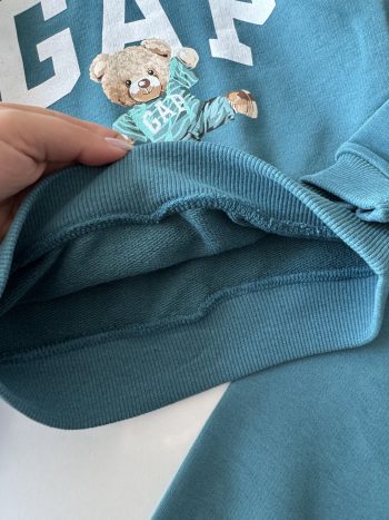 Logo Bear Printed Tracksuit - Blue