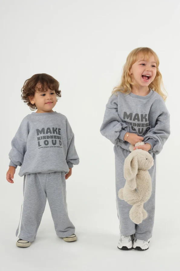 Printed Gray Sweatshirt