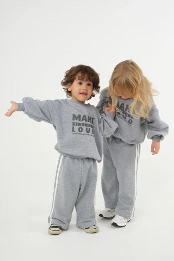 Printed Gray Sweatshirt