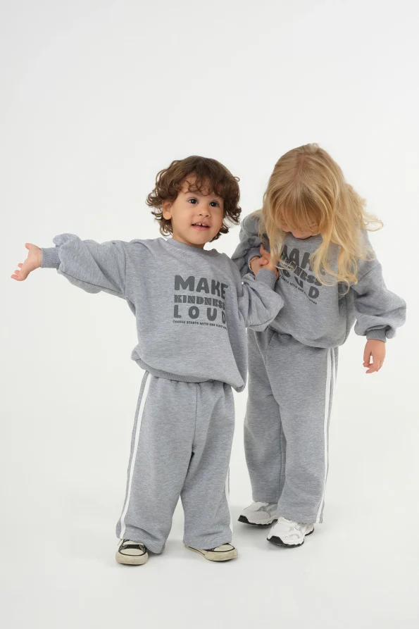 Printed Gray Sweatshirt