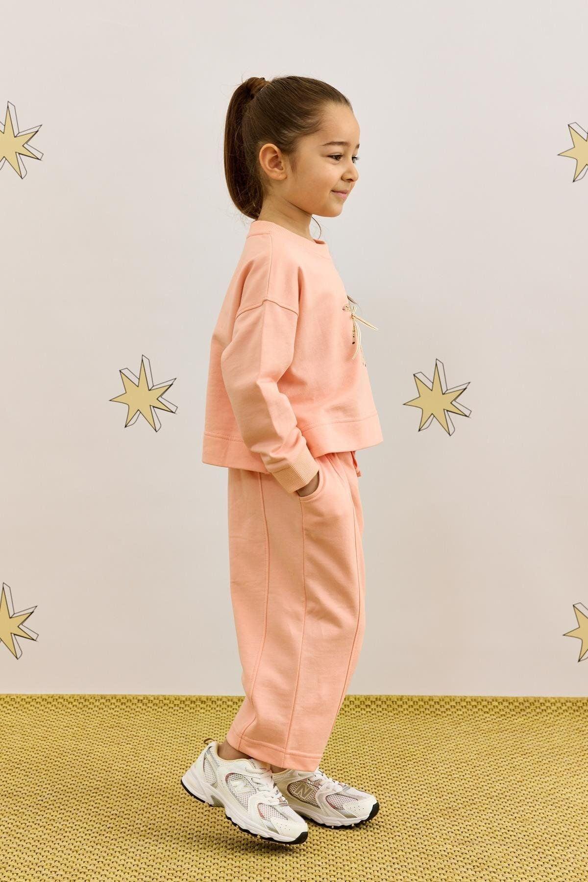 baskili-sweatshirt-takim-pembe-9644.jpg Printed Sweatshirt Set Pink