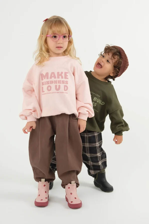 Printed Sweatshirt Dust Pink