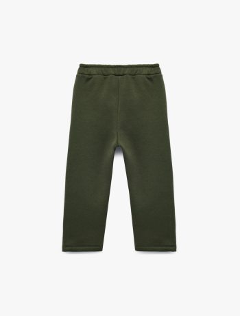 Baby Boy Cotton Basic Sweatpants