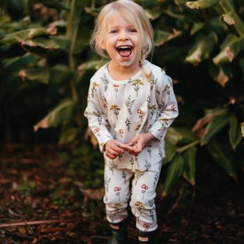 Botanical Garden Long Sleeve T-Shirt and Leggings Set