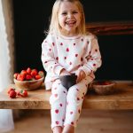 Strawberry Sweatshirt and Pants Set