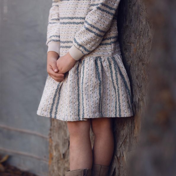 Vertical Flower Dress