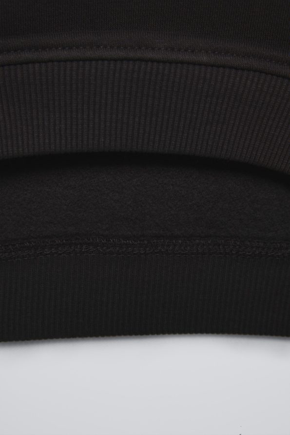 Boys' Cotton Black Sweatshirt and Jogger Set - Comfortable Fit