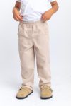 Beige Gabardin Pants for Ages 2-7