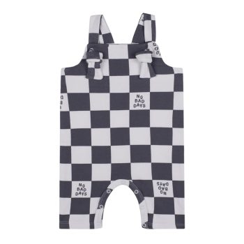 Gray No Bad Days Overalls