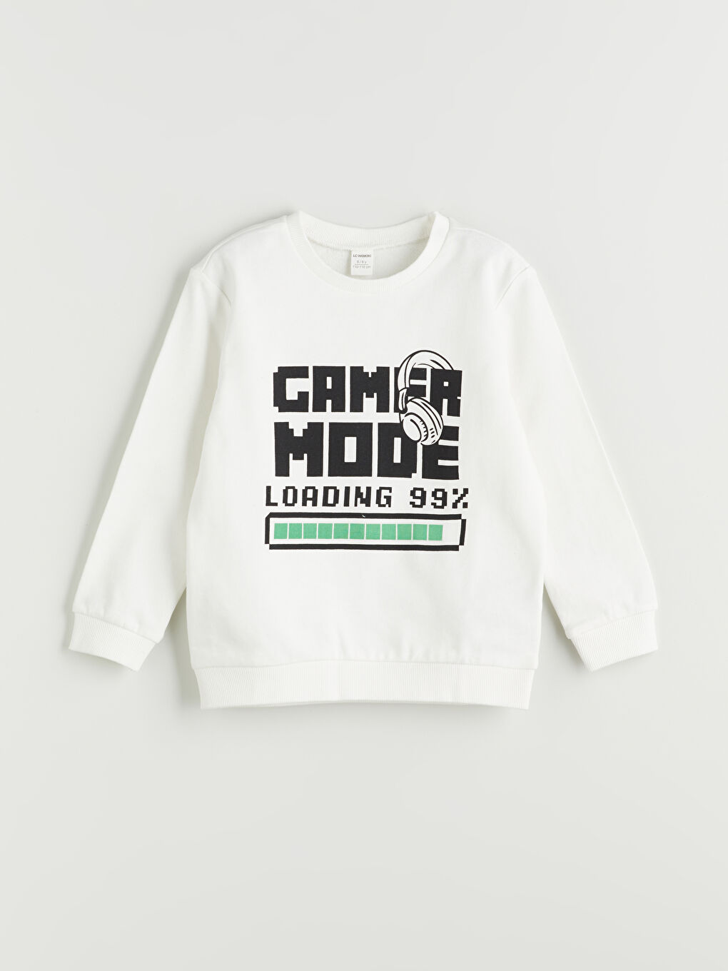 l_20252-w52913z1-cvl_a1.jpg LCW Kids Black Crew Neck Printed Boys Sweatshirt Set