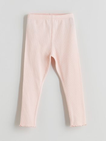 LCW Baby Pink Elastic Waist Girl Leggings