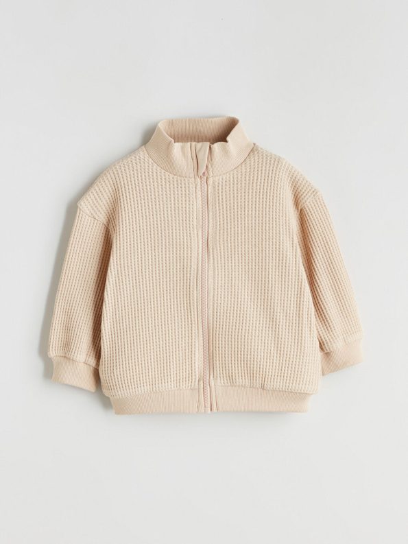 LCW Baby Beige Collar Cardigan for Boys