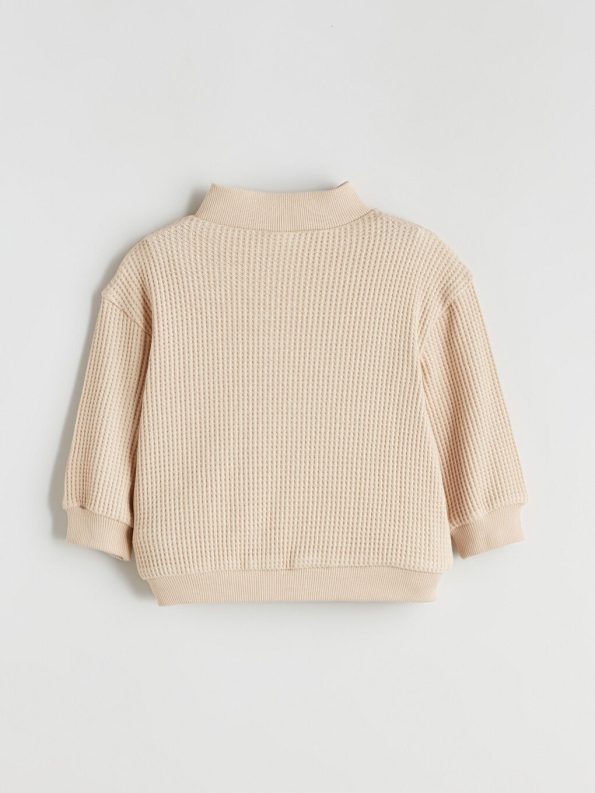LCW Baby Beige Collar Cardigan for Boys