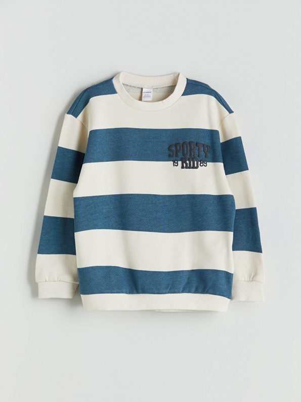 LCW Baby Beige Crew Neck Boys' Outfit
