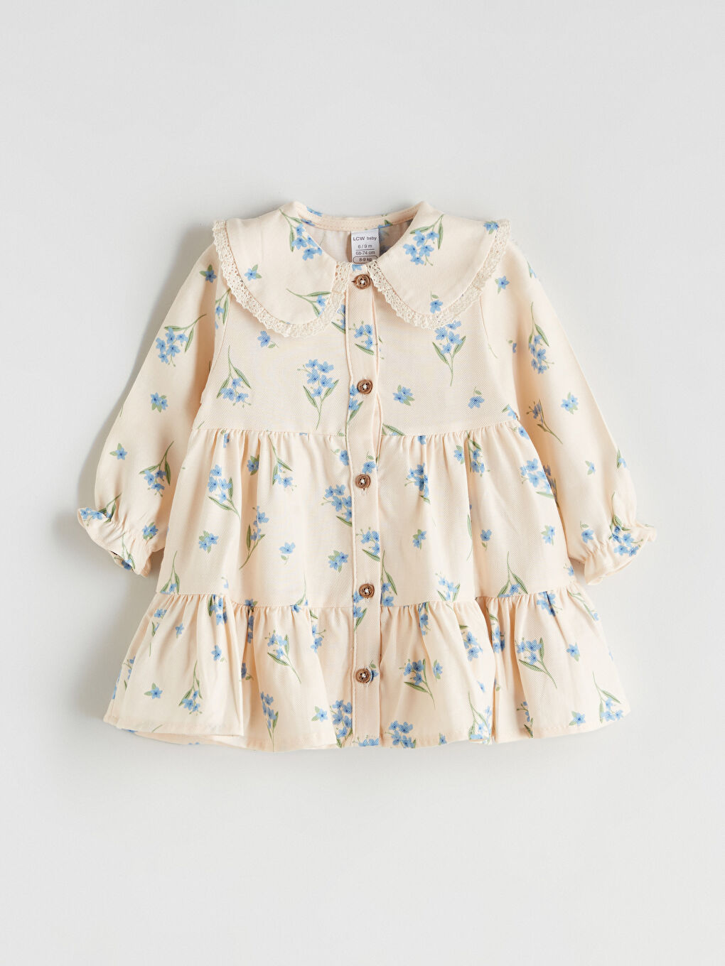 l_20252-w59650z1-lqa_a.jpg LCW Baby Beige Ruffled Collar Printed Dress for Girls
