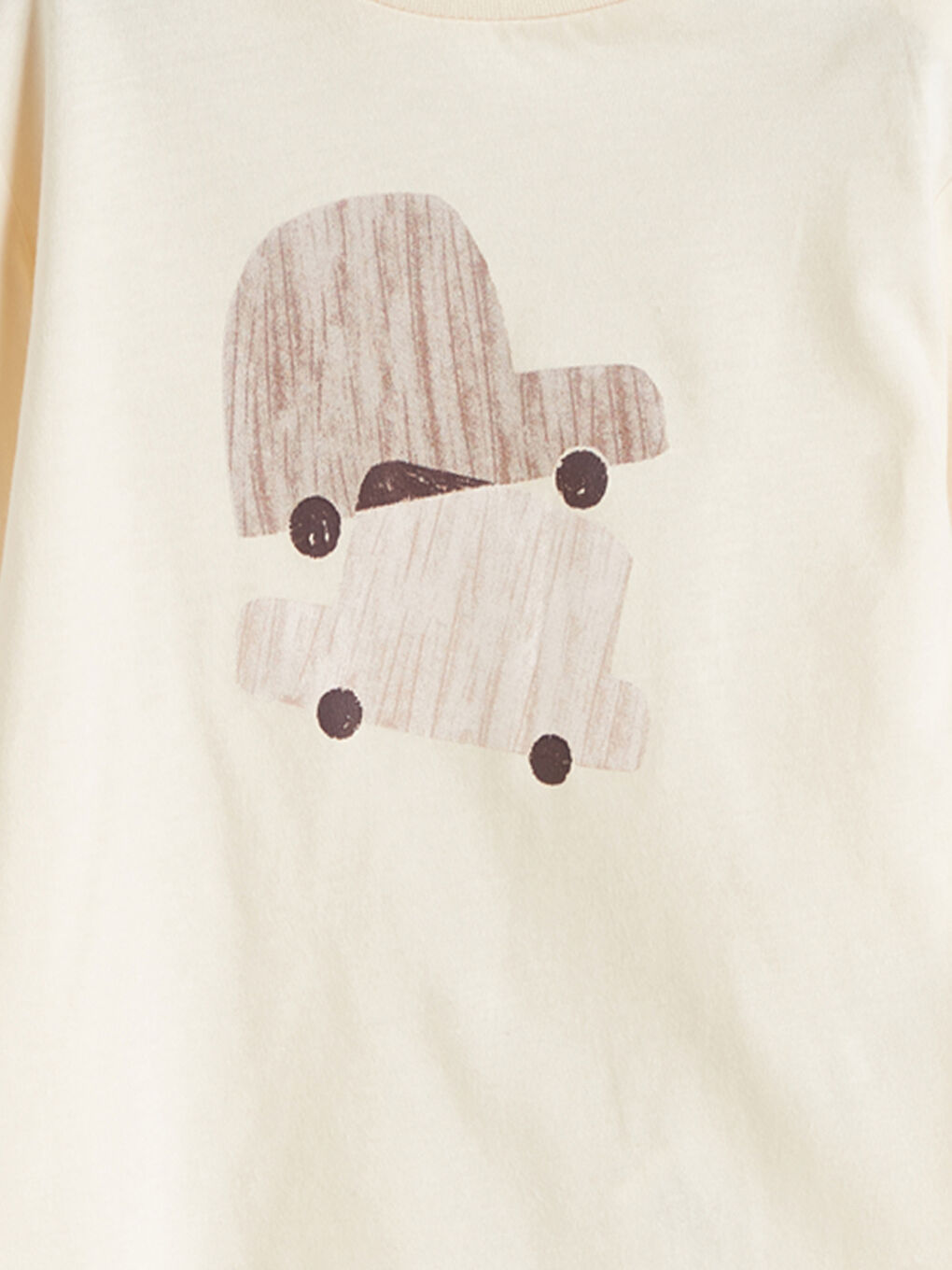 l_20252-w5bc50z1-ymu_a2.jpg LCW Baby Beige Snap Collar Printed Baby Boy T-Shirt